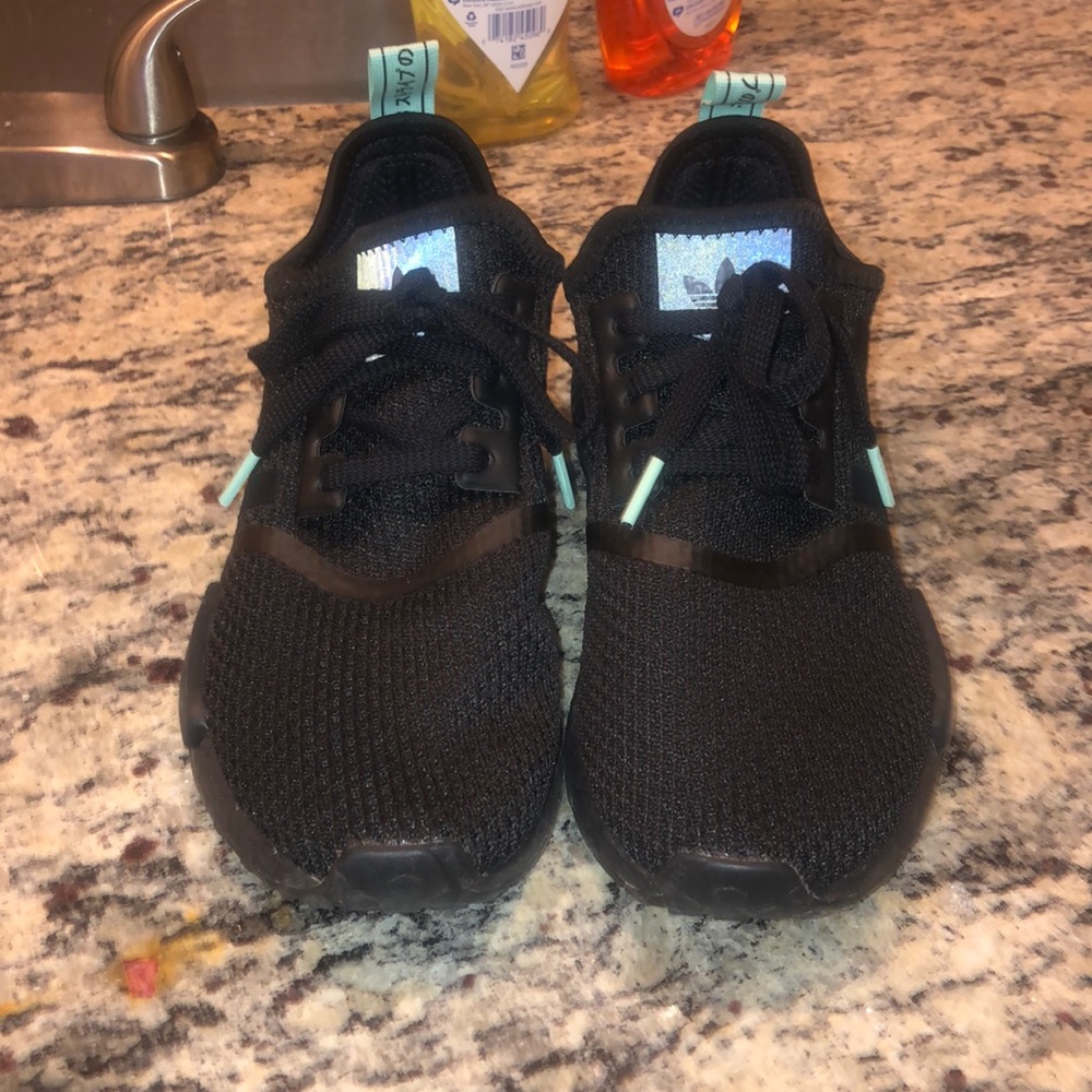 Adidas NMD_R1 Black & Mint Blue